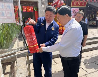 王潤軍調研檢查重點商貿項目及節前安全生產工作，強調消防檢測服務的重要性